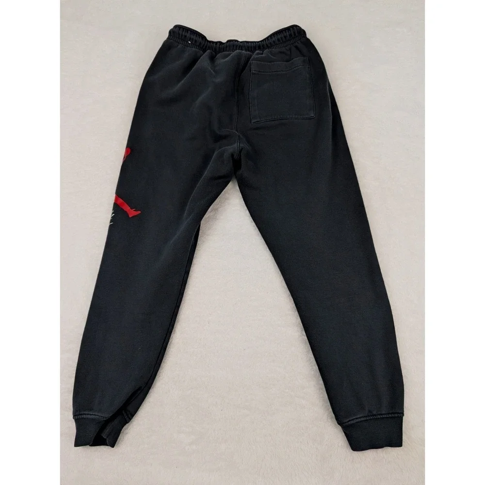 Jordan Jumpman Nike Air Sweatpants Men's S Athletic Pants Black/Red Logo‎
